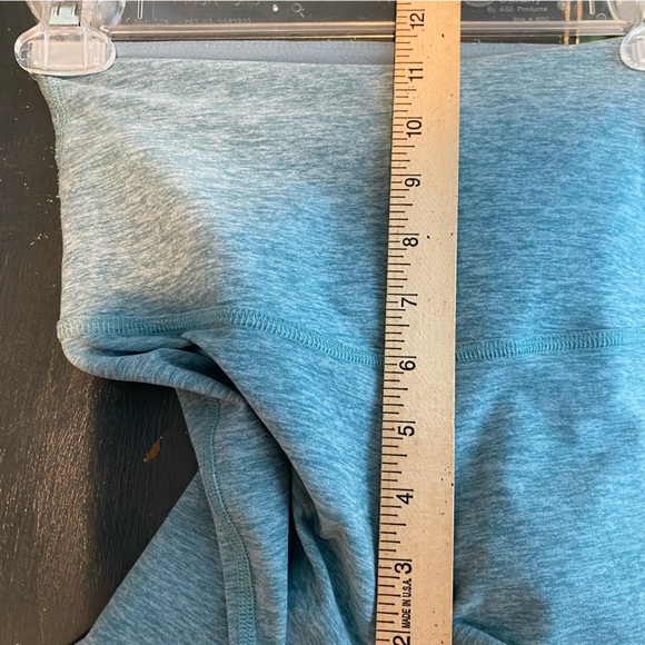 Beyond Yoga All The Filament High Waisted Legging S Sky Blue Yoga Barre Pilates - Picture 9 of 11